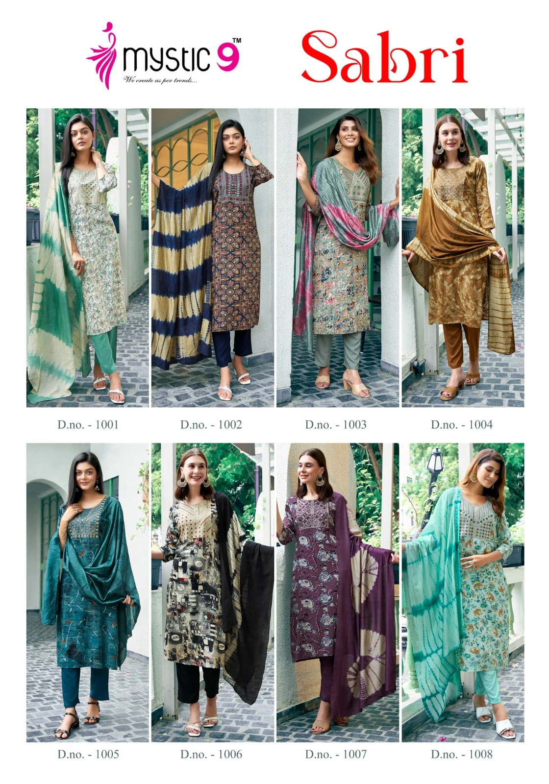 Mystic 9 Sabri Vol 1 Premium Quality Rayon Foil Print Wholesale Readymade Salwar Suit Catalog — Wholesale Readymade Suit, MPA wholesale from Surat — view 9